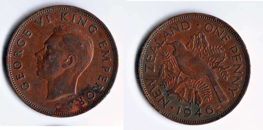 Nowa Zelandia 1 penny 1946