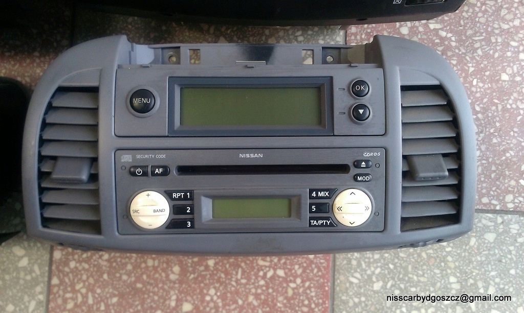 NISSAN MICRA K12 radio z kodem 5603228392 oficjalne archiwum Allegro