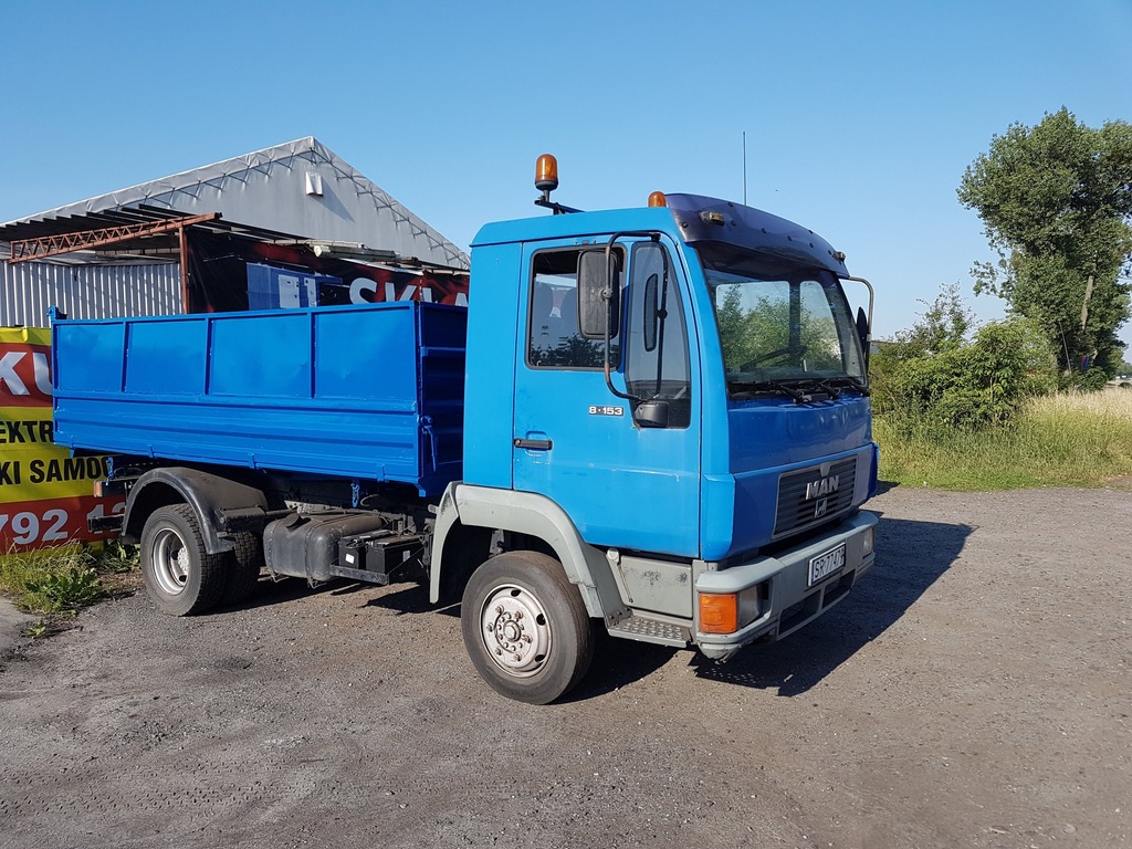 MAN 8-153 WYWROTKA ZWINNA ZGRABNA MOCNY KIPER