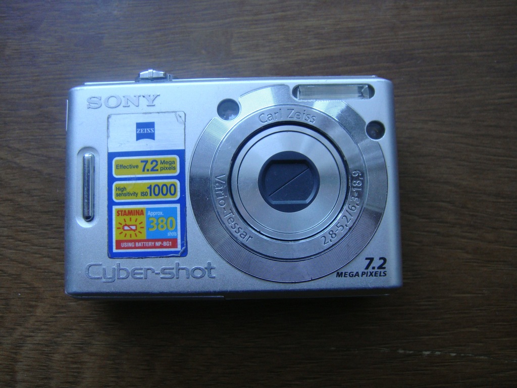 Aparat SONY DSC-W35 Cybershot 7.2 MegaPixels - 7360923946