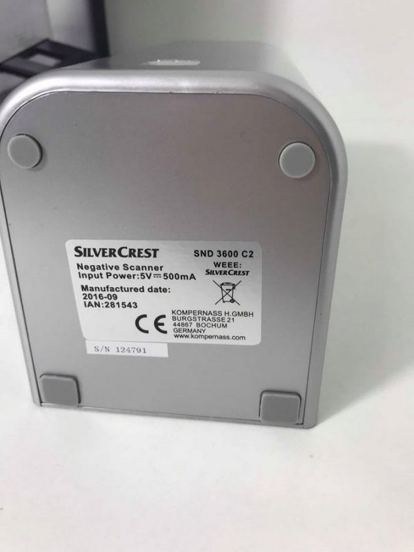SILVERCREST NEGATIVEDIGITISER SND 3600 7256744907 oficjalne