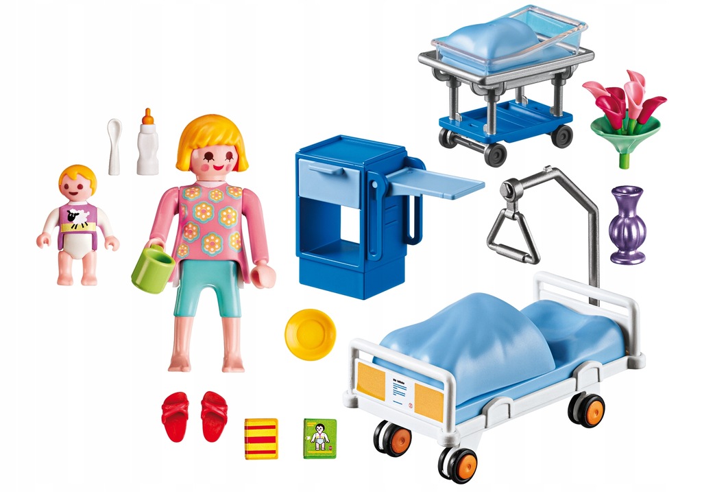 PLAYMOBIL 6660 Sala Chorych Niemowę KPL Zestaw