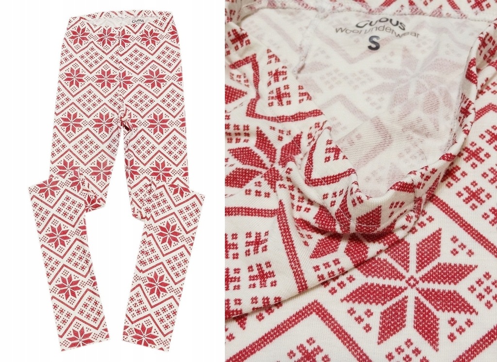 CUBUS getry legginsy 100 % WEŁNA WOOL ULL ULD S 36