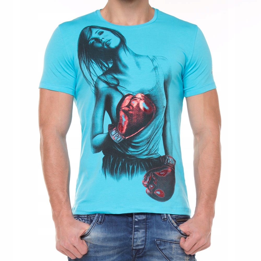SEXY T-SHIRT CIPO BAXX BOXING GIRL - XL