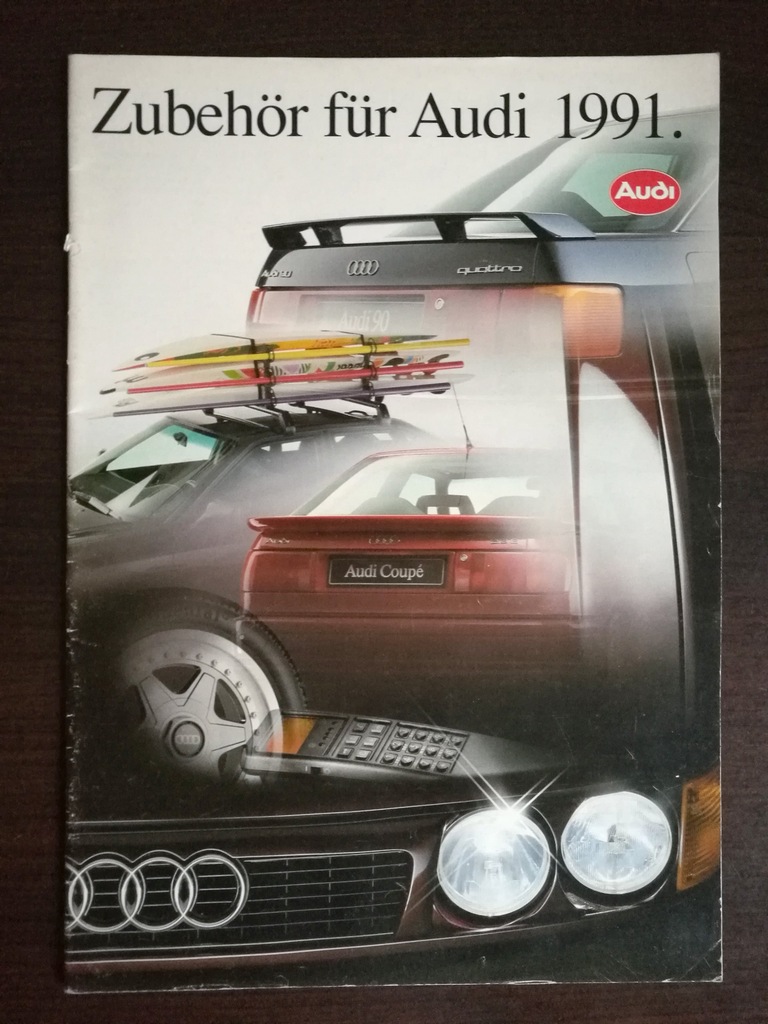 Akcesoria Audi '91 Katalog Prospekt Folder