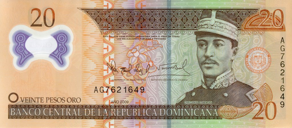 Dominikana 20 pesos Katedra 2009 P-182