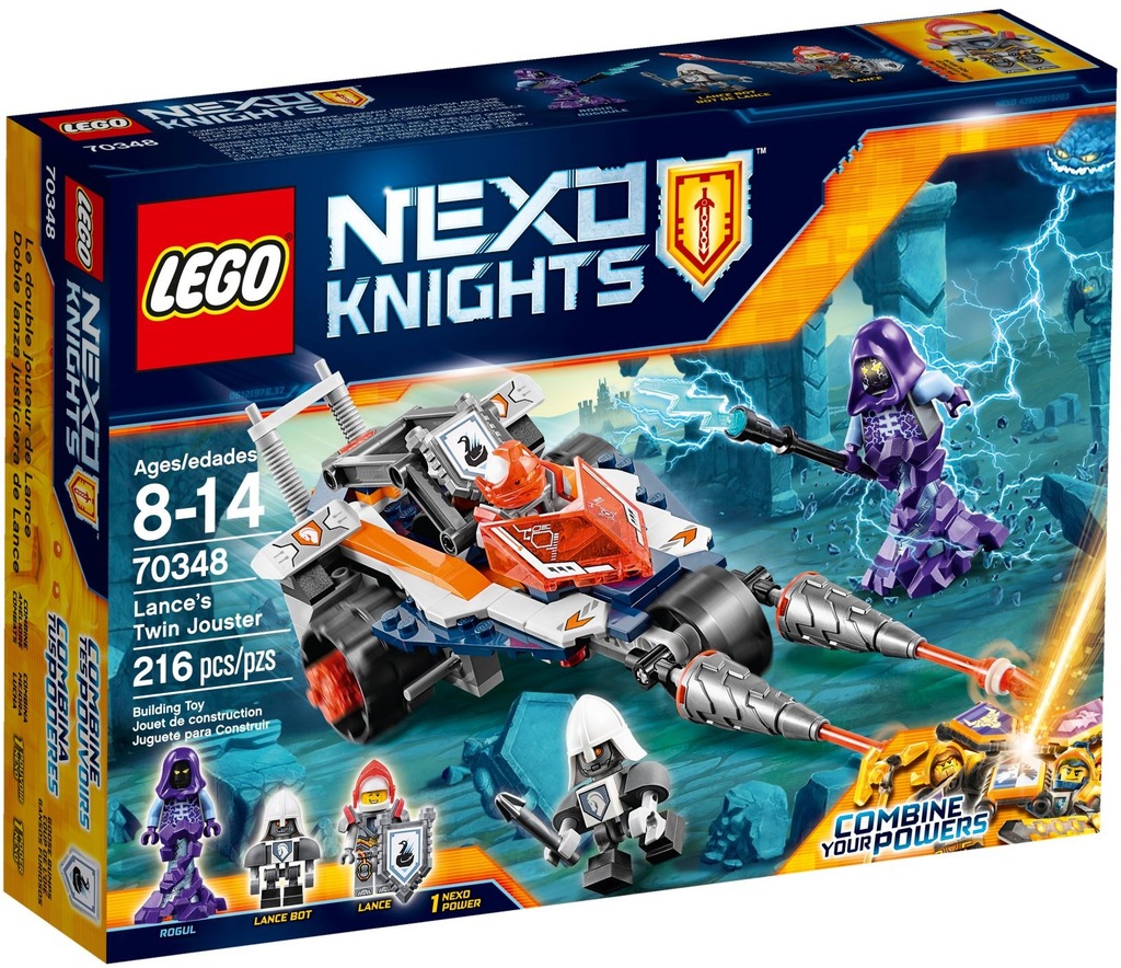 LEGO NEXO KNIGHTS Bojowy Pojazd Lancea 70348