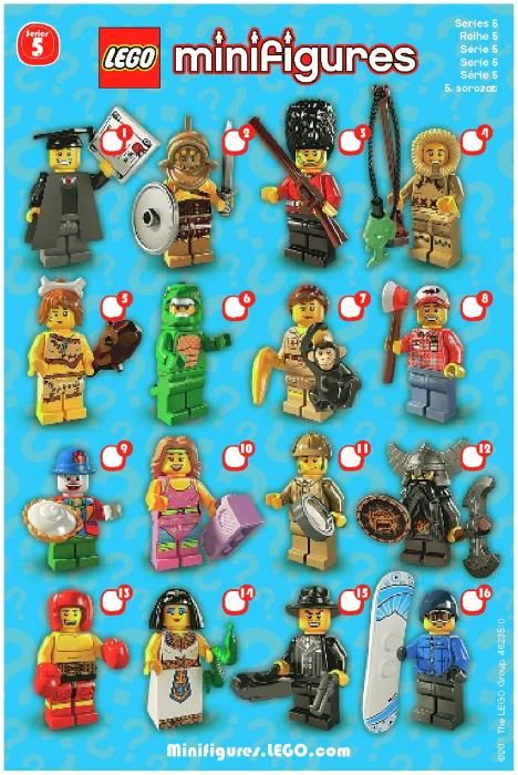 Lego Minifigures Series 5/Lego Minifigurki Seria 5