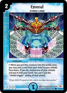 *DM-03 DUEL MASTERS - EMERAL - NOWY - UNIKAT !!