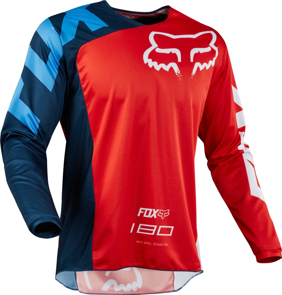 Bluza FOX 180 Race 2018 red cross M