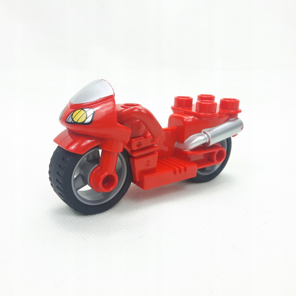 LEGO DUPLO __ MOTOR motocykl _ CZERWONY
