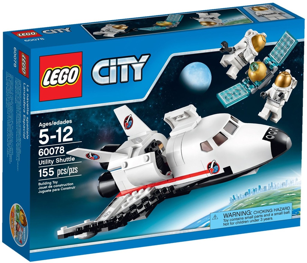 lego CITY 60078 PROM KOSMICZNY wahadłowiec klocki