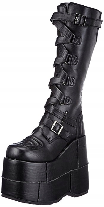 BUTY KOZAKI UNISEX DEMONIA STACK 308 R41 SKÓRA