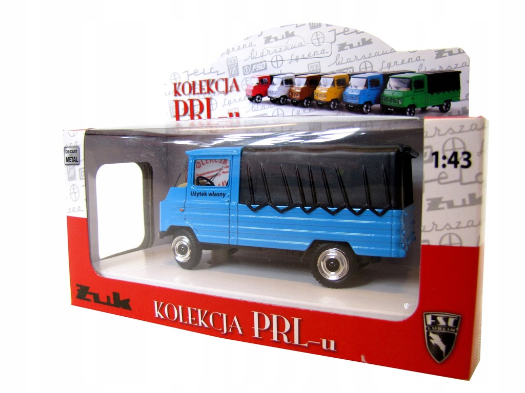 AUTO ŻUK KOLEKCJA PRLu POLSKIE SAMOCHODY niebieski