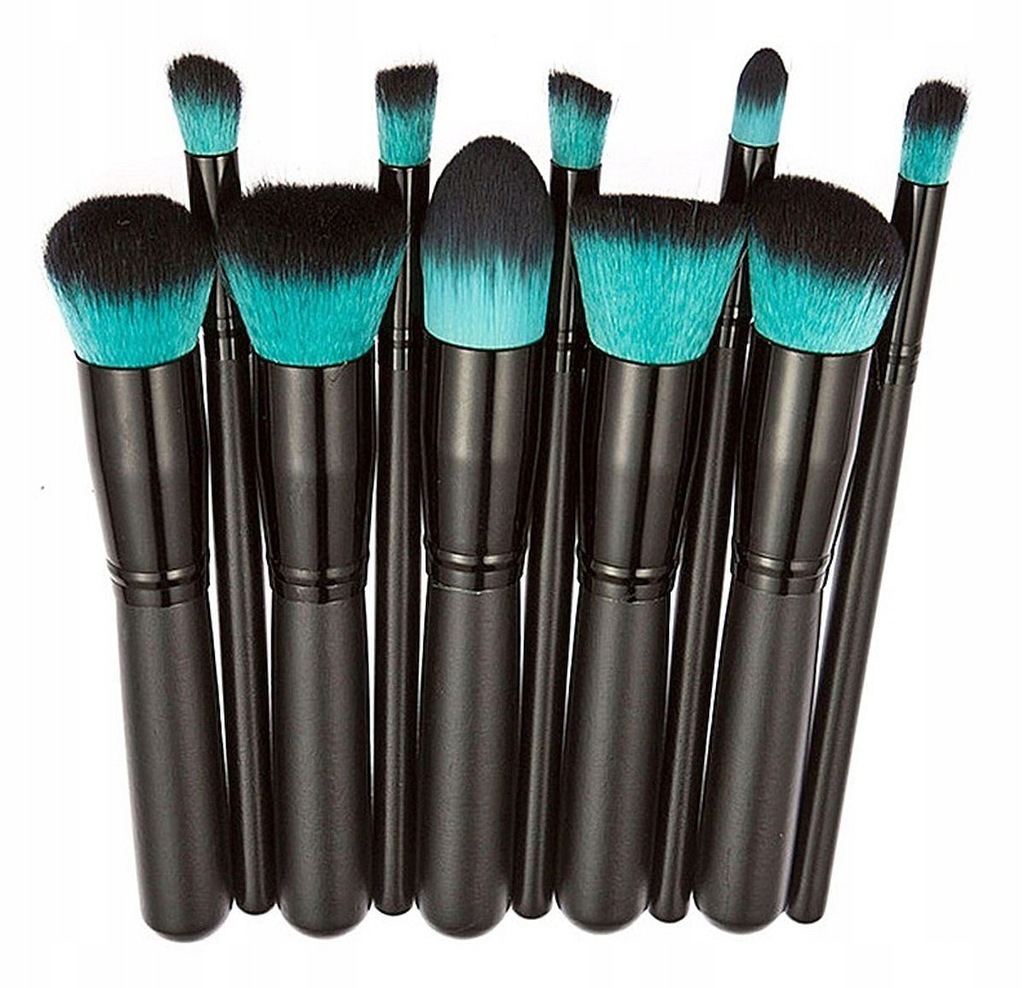 PROFES. ZESTAW PĘDZLI DO MAKIJAŻU PĘDZELEK- 10 szt - 7120736886