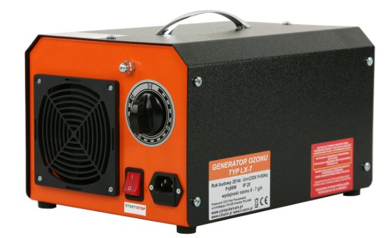 Generator ozonu - ozonator LX-7, 6-7g/h, prod. PL