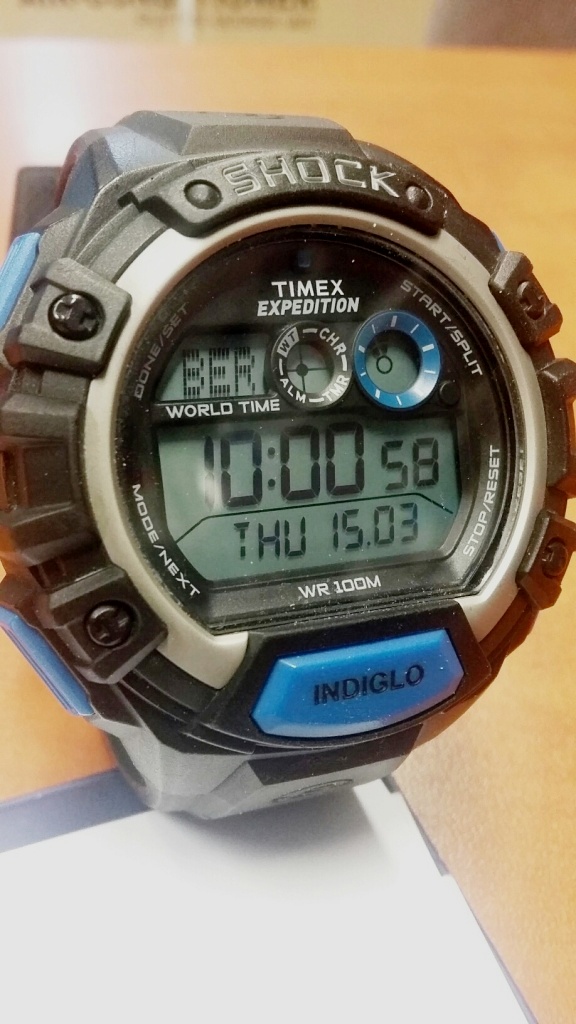 timex g shock