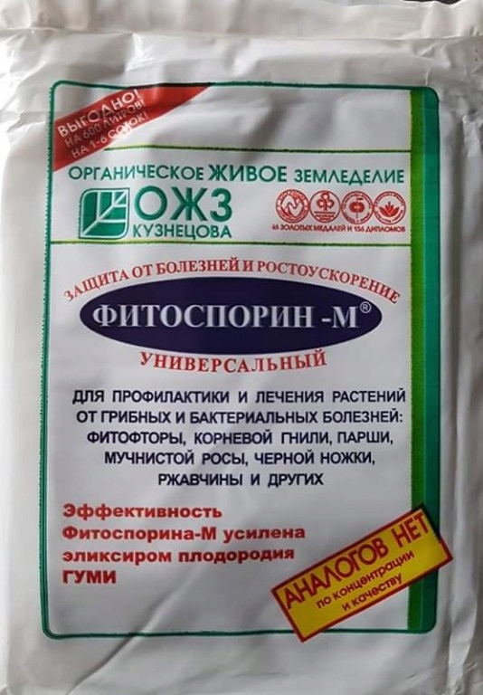 Fitosporin na choroby grzybowe. 200g na 600l