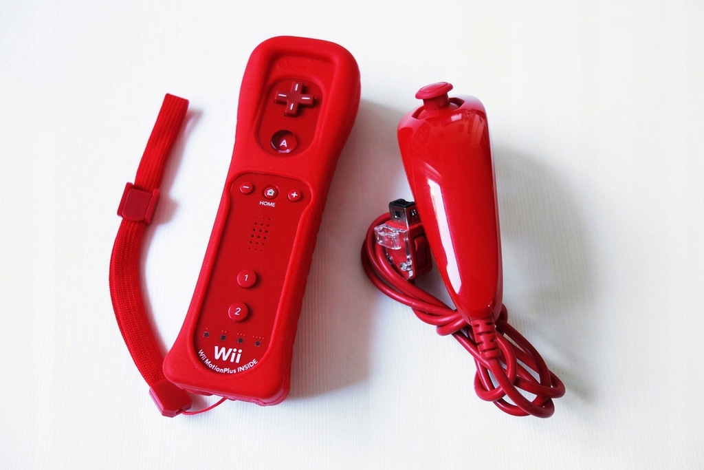 Wii Remote + Nunchuck oryginal komplet! super stan