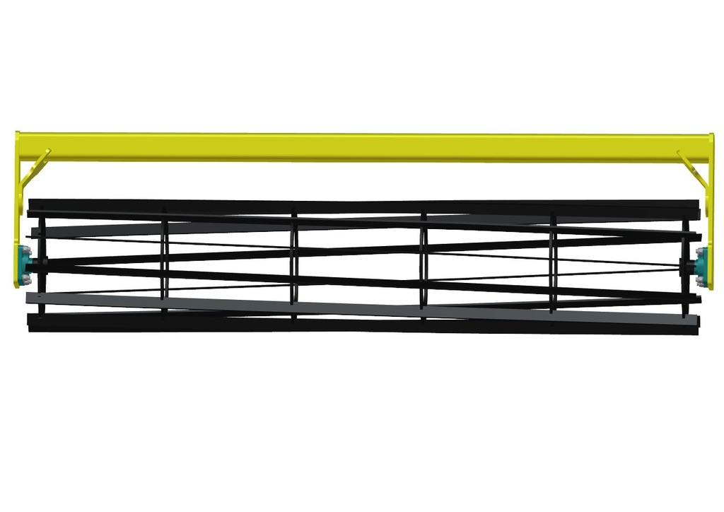 Wał strunowy płaski 500 600 mm brona talerzowa