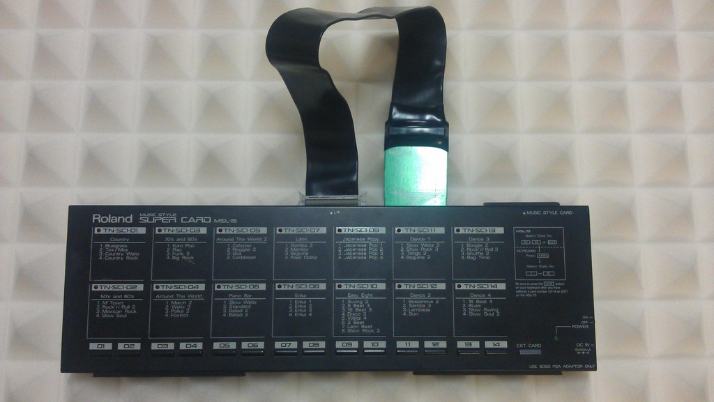 KARTA ZE STYLAMI ROLAND SUPER CARD MSL 15