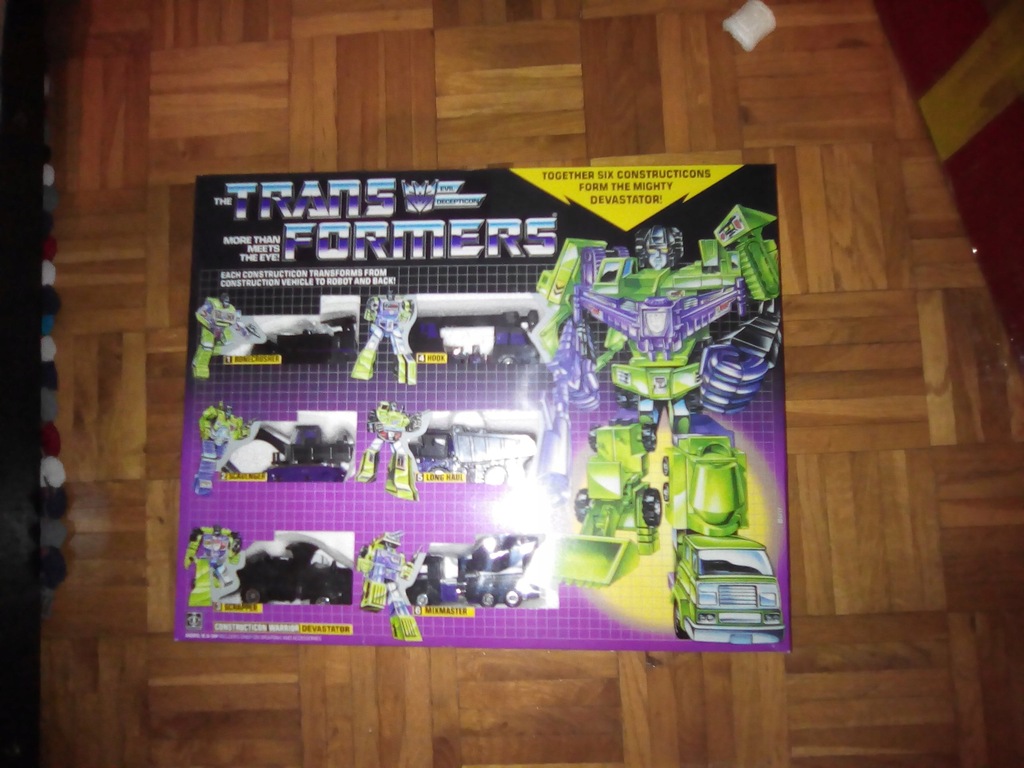 transformers g1 czarny Devastator giftset reissue