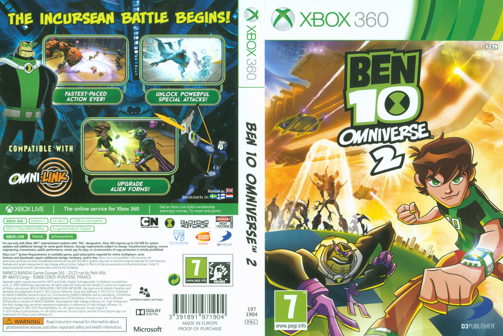 ben 10 omniverse xbox 360 game