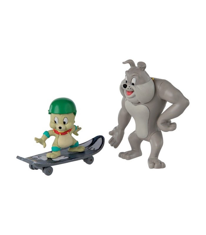 TOM & JERRY 2 figurki Spike, Tyke i Deskorolka