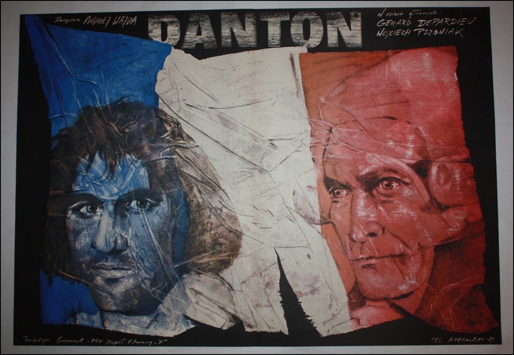 DANTON PLAKAT FILMOWY PĄGOWSKI '82 WERSJA II