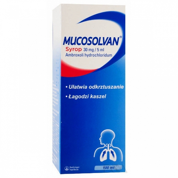 MUCOSOLVAN Syrop 30 mg/5 ml, 100ml APTEKA