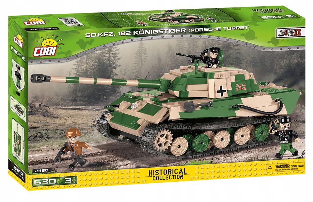 COBI KLOCKI CZOŁG TIGER II PzKpfw KONIGSTIGER 2480