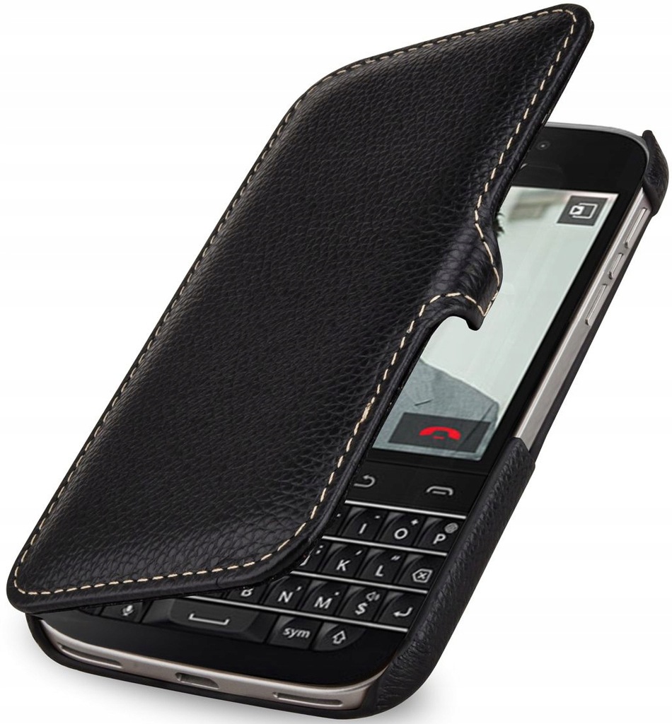 etui Skóra Czarna BlackBerry Q20 Classic - STILGUT