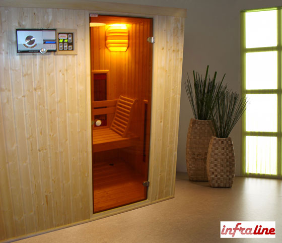SAUNA NA WYMIAR INFRARED Infraline 200x130 HIFI