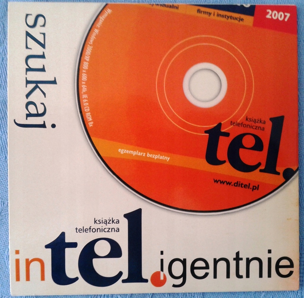 Kasiążka telefoniczna 2007 - CD