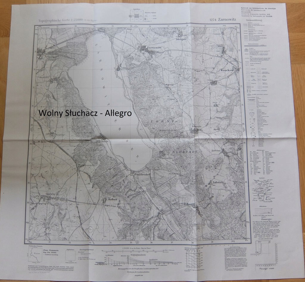 Żarnowiec / Jezioro Żarnowieckie, Krokowa mapa