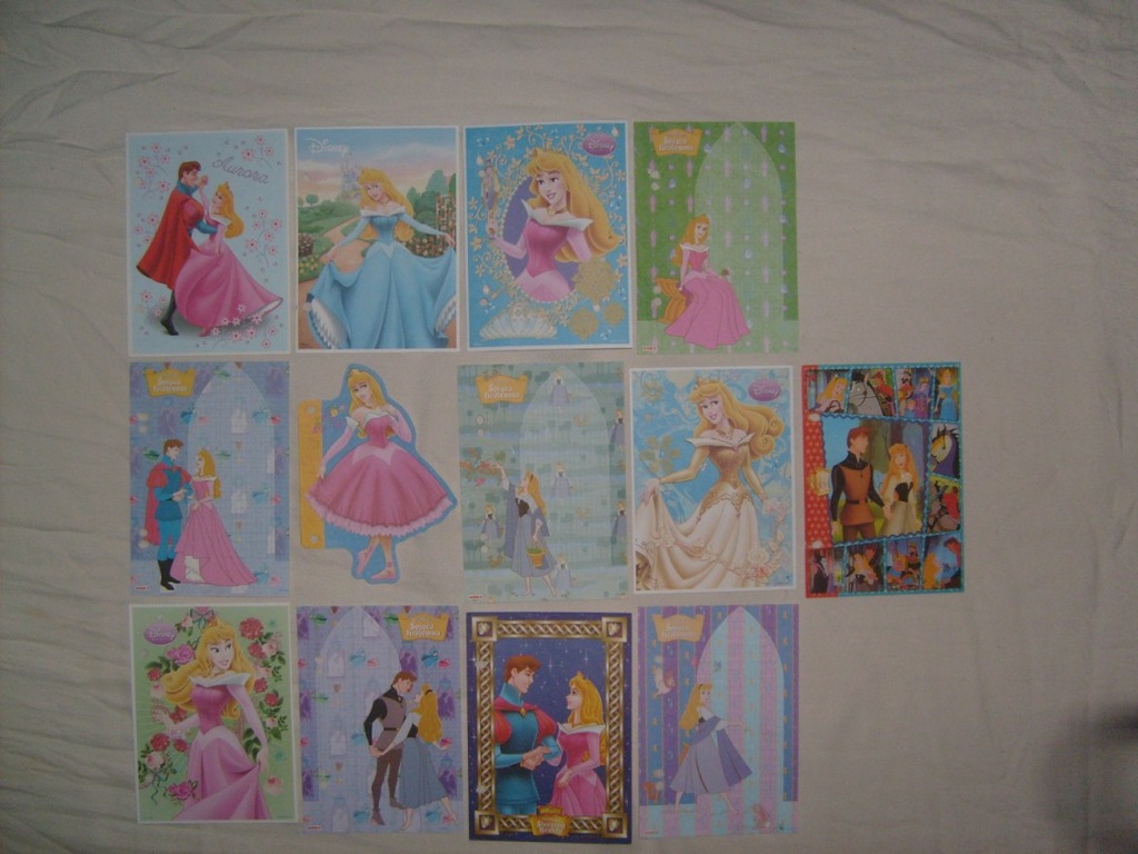 Disney (różne księżniczki) - karteczki do segregat