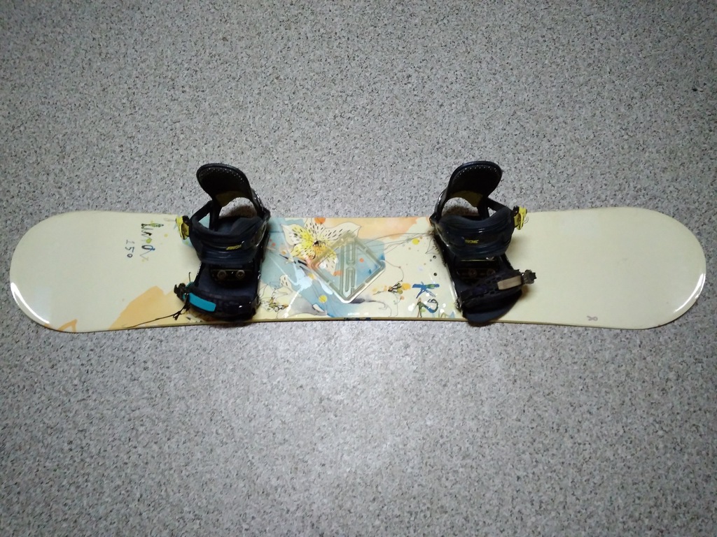 Deska Snowboard K2 LUNA 150 cm + Wiązania RIDE