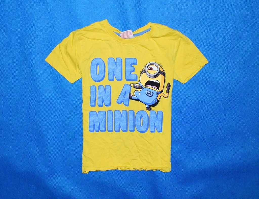 4674-29 ...GEORGE... k#z T-SHIRT MINIONKI  r.110CM