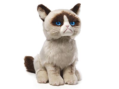 GRUMPY CAT: oryginalna maskotka ZRZĘDLIWY KOT 23cm