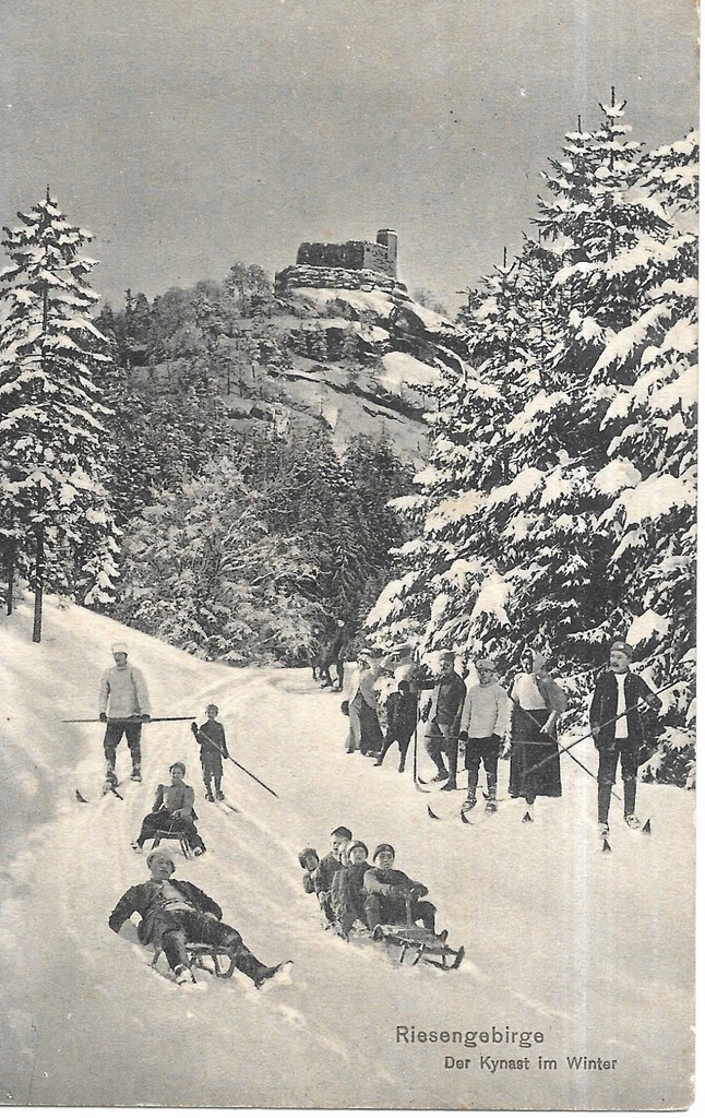Kynast - zamek chojnik, zima