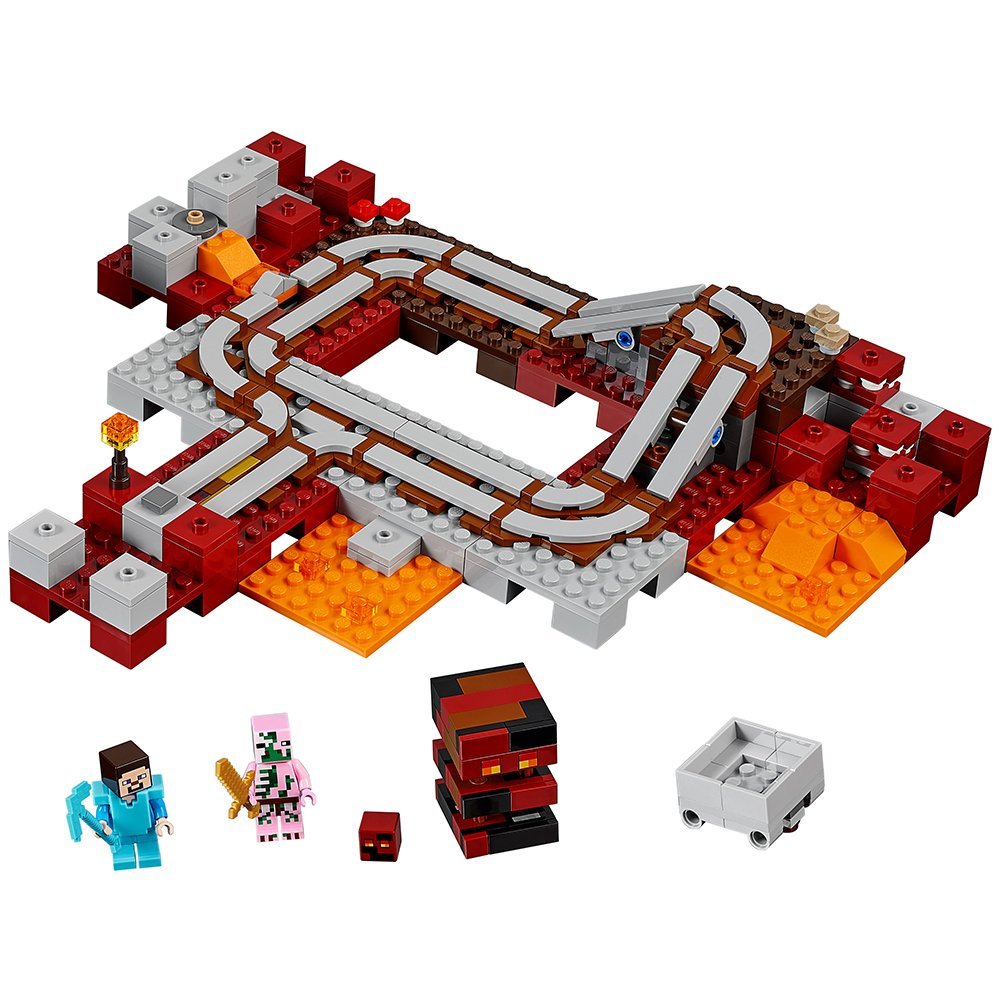 KLOCKI LEGO LINIOWA KOLEJKA W NETHHERZE 21130