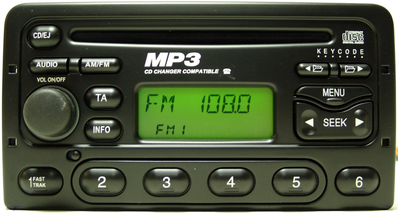 Kod do radia Ford 5000 6000 CD RDS 7128600238