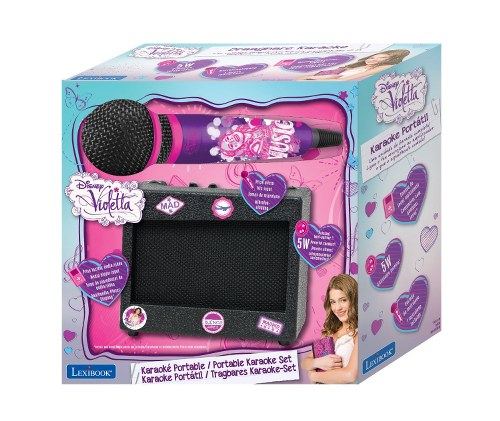Lexibook K900VI Zestaw Karaoke Violetta Disney