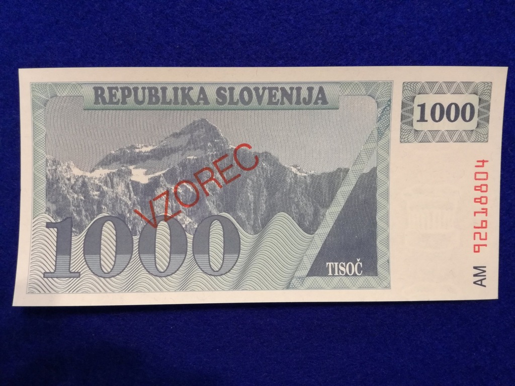 Słowenia 1000 Tolar 1990 r. Wzór. 228/1