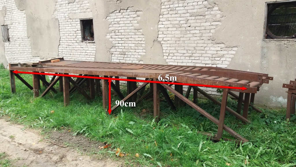 Kanał podnośnik najazd samochodowy Bus TIR Koparka