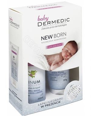 Dermedic Baby Linum zestaw emulsja + krem kojący