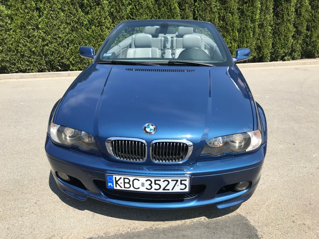 BMW E46 SERIA 3 MPAKIET CABRIO 170KM 2.5 SKORA
