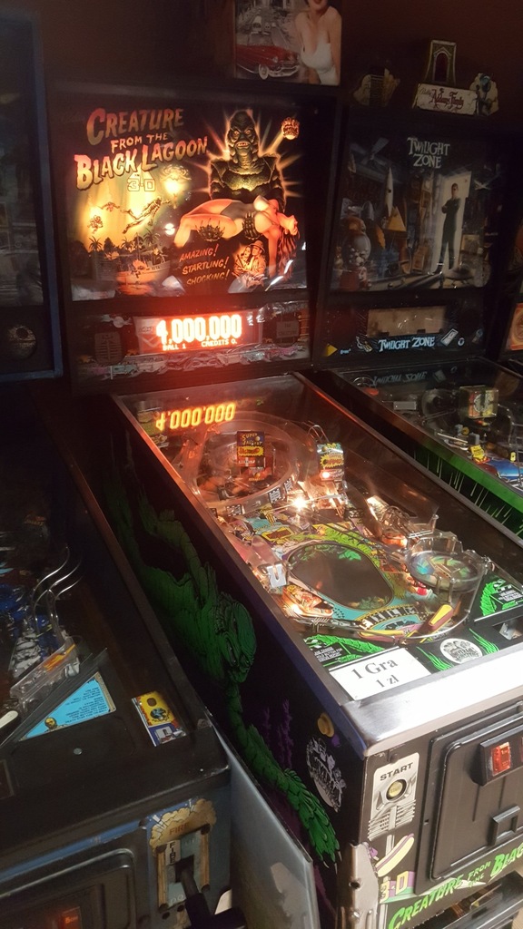 Fliper pinball Creature from the black lagoon
