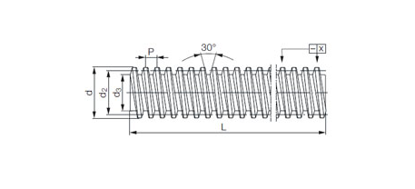 Śruba trapezowa Tr20x4 mat. Ck15 L=1000 - 7350236827 - oficjalne ...