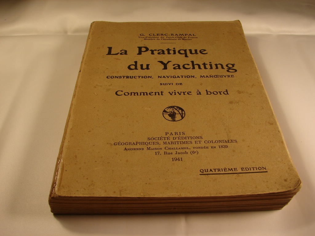 La pratique du Yachting wydanie 1941